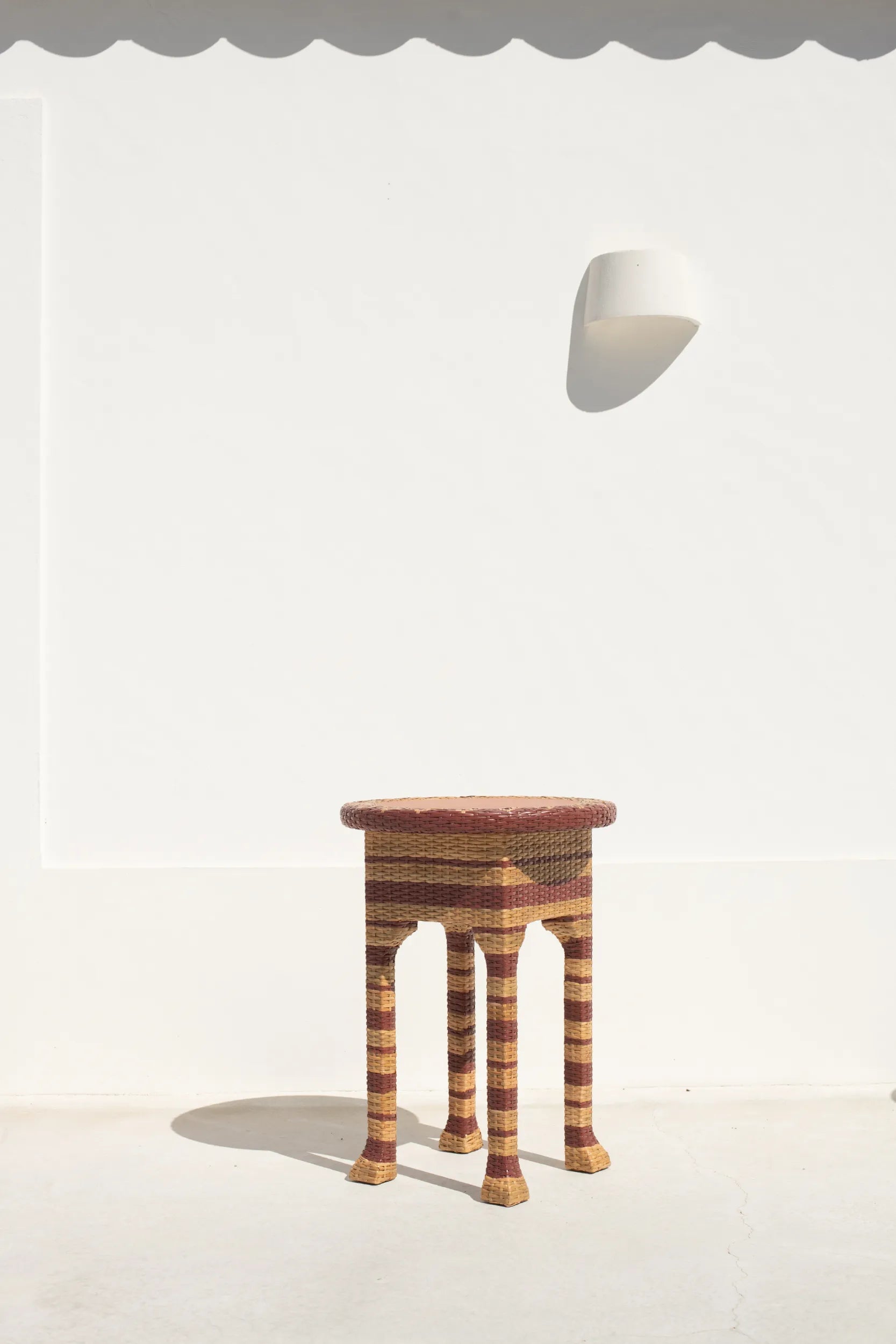 The Theo Side Table, Terracotta