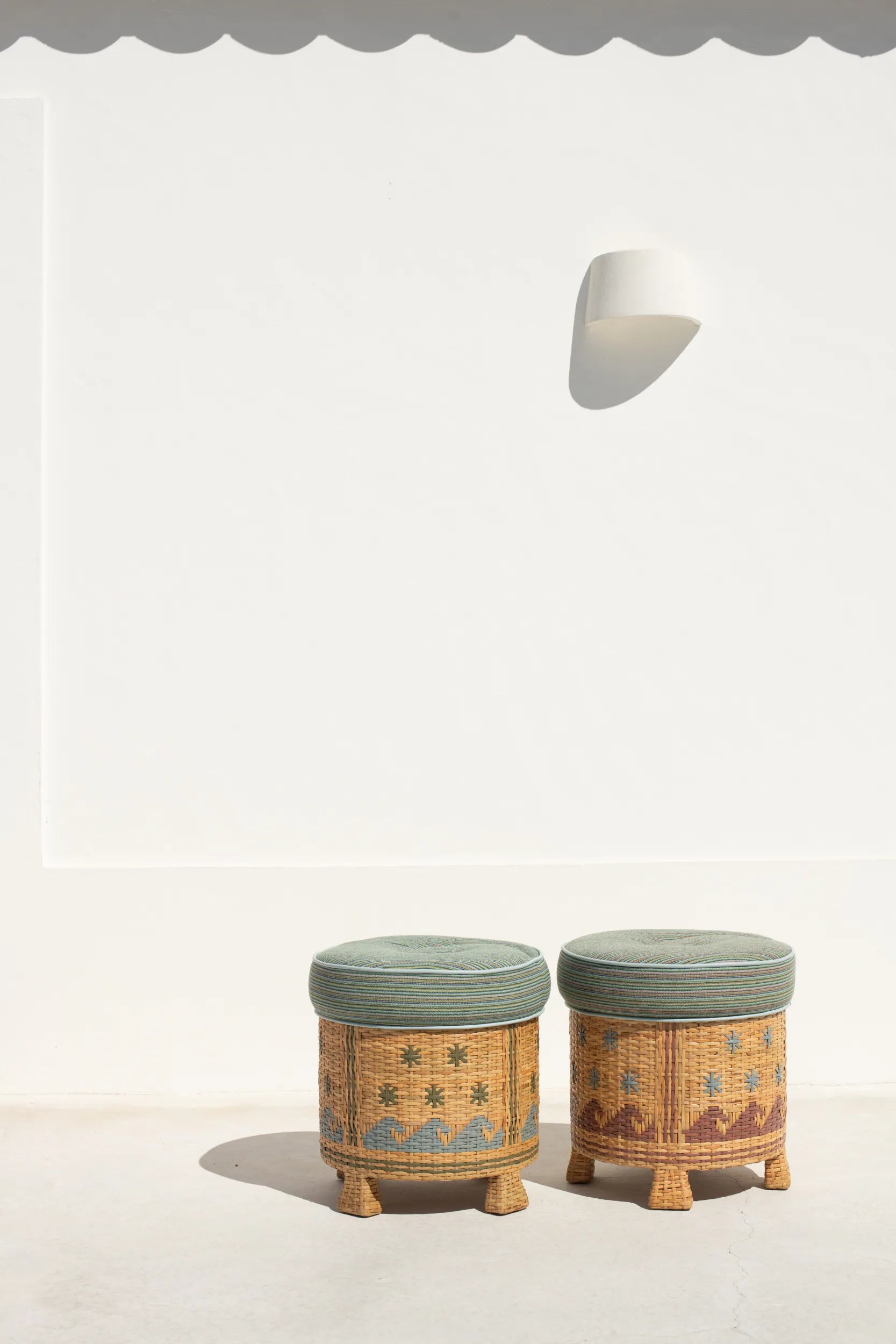 The Bodie Pouf, Seaglass