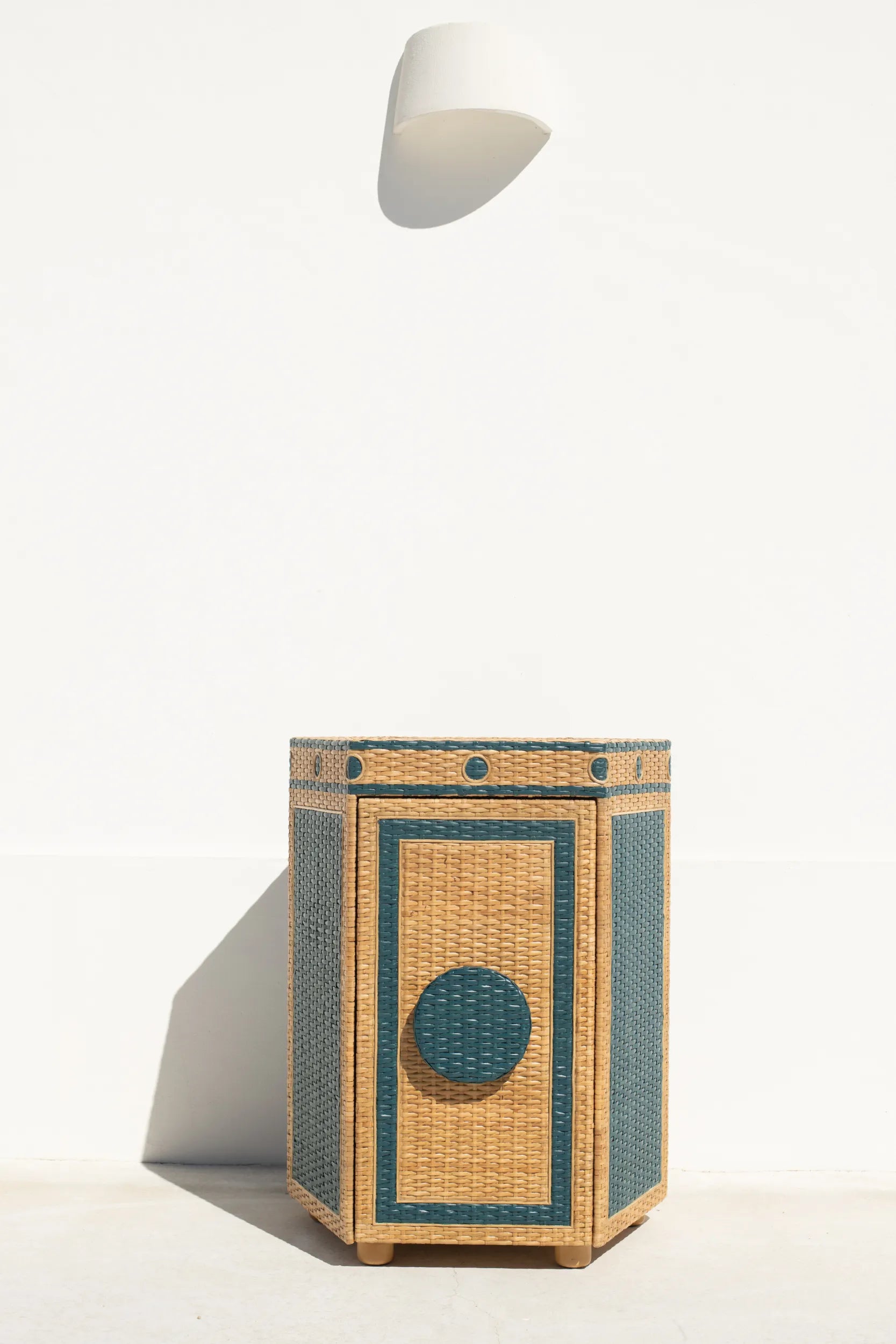 The Dunmore Nightstand, Atlantic Blue