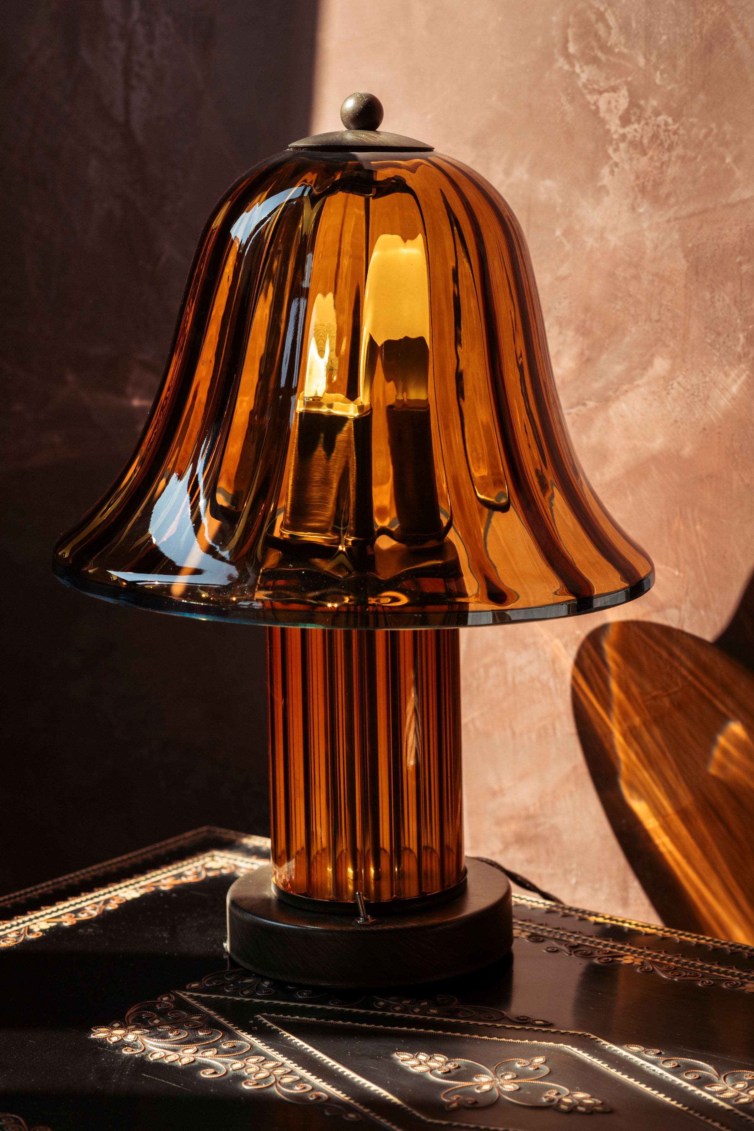 Capanna Table Lamp, Amber